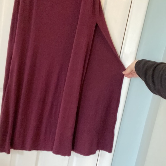 Free People Plum Stretch Maxi Skirt - Picture 4 of 10